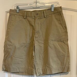 Ralph Lauren Men's Khaki Flat Front Shorts